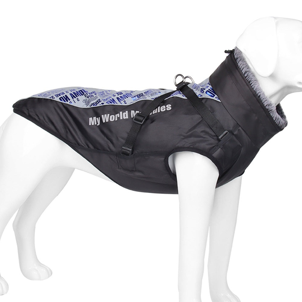 Warm Waterproof Reflective Big Dog Shell Jacket Pet Clothing