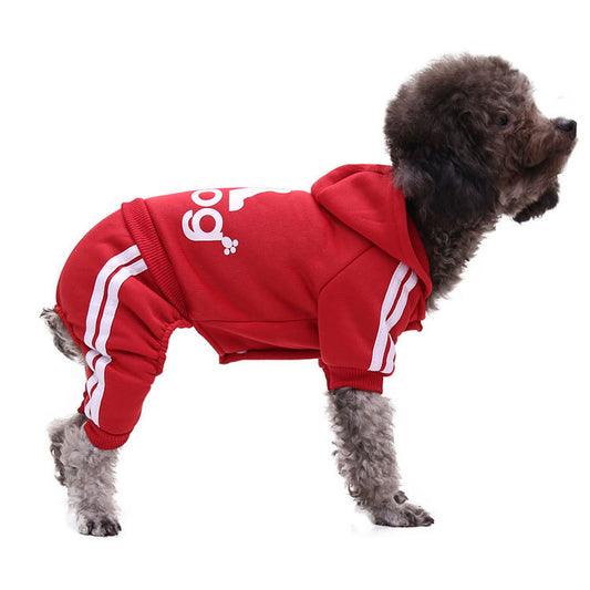 Sweater Pet Plush Button Clothing Autumn And Winter