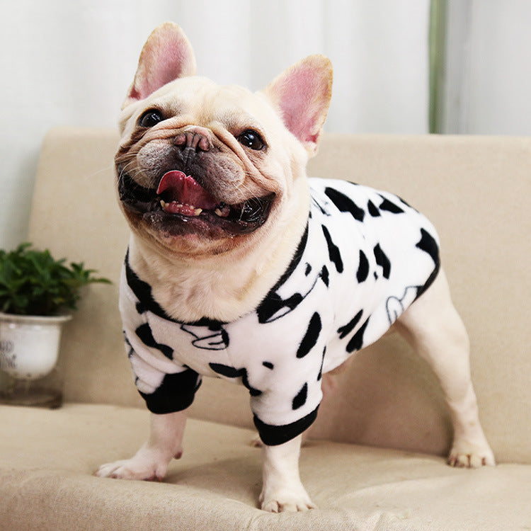 Puppy Autumn And Winter Warm Pajamas Jacket Pet Supplies