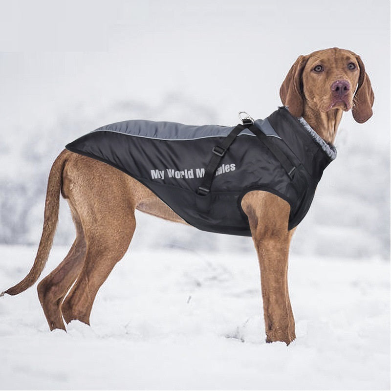 Warm Waterproof Reflective Big Dog Shell Jacket Pet Clothing