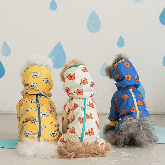 Fashion Pet Dog Waterproof All-around Raincoat