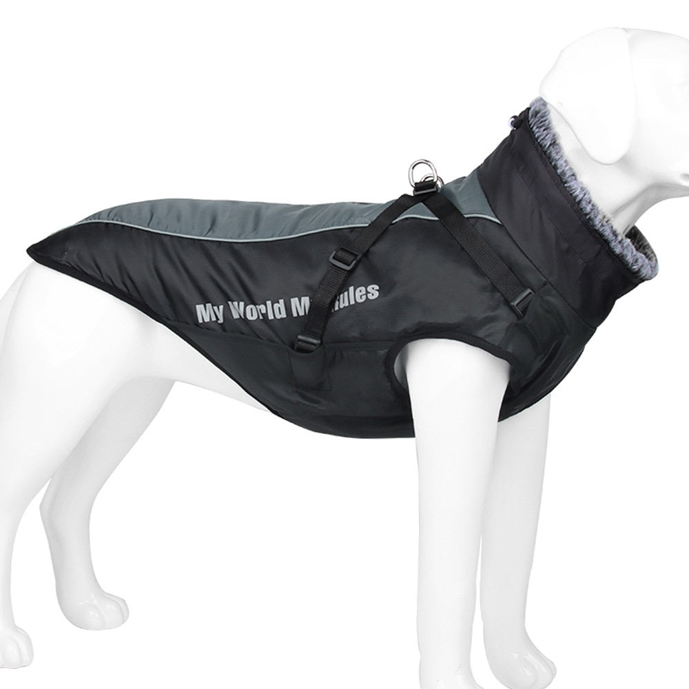 Warm Waterproof Reflective Big Dog Shell Jacket Pet Clothing