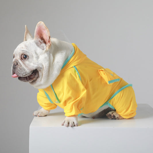 Small And Medium-sized Dog Four-legged Pet All-inclusive Raincoat