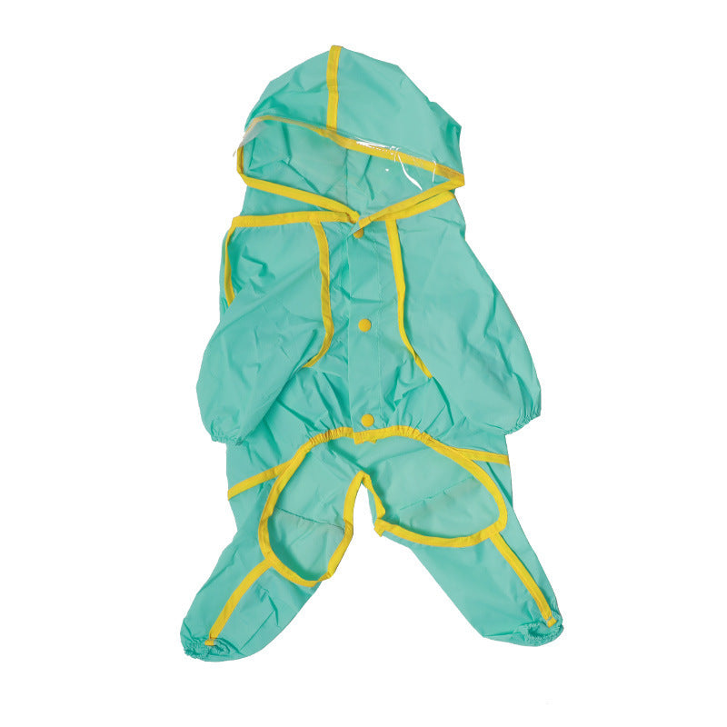 Small And Medium-sized Dog Four-legged Pet All-inclusive Raincoat