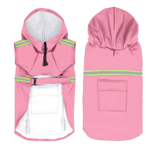 Waterproof Reflective Dog Raincoat