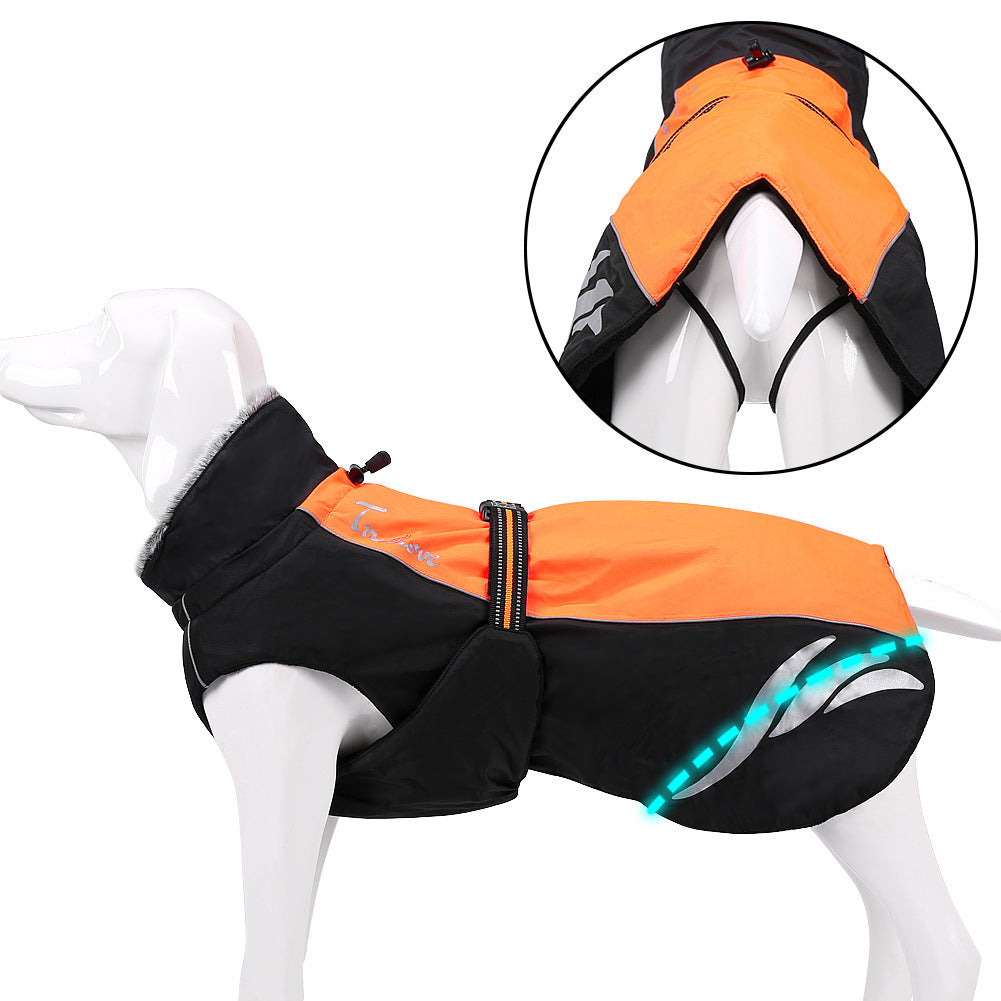 Winter Warm And Fashionable Pellet Down Jacket For Dogs