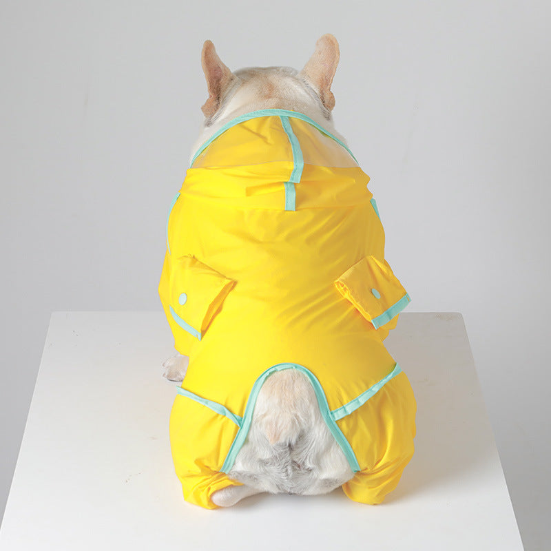 Small And Medium-sized Dog Four-legged Pet All-inclusive Raincoat